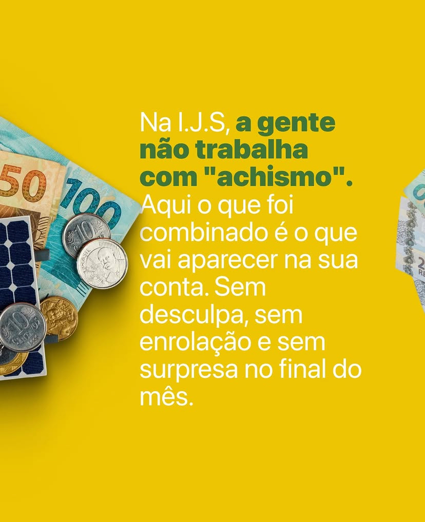 Mensagem institucional da I.J.S